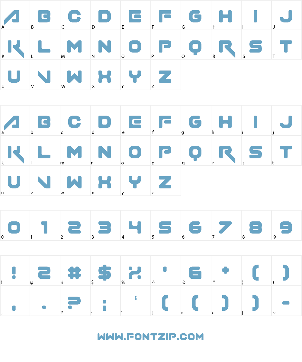 Vice Versus Font Character